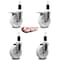 Service Caster 5'' Nylon Swivel 1-3/8'' Expanding Stem Caster Set 2 Total Lock Brakes, 4PK SCC-EXTTL20S514-NYS-2-S-2-138 - alternate 5